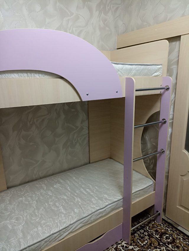 детская двухъярусная кровать на заказ
