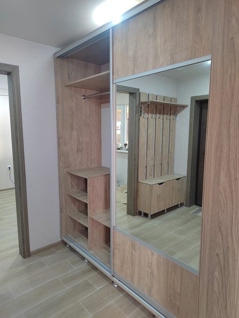 встроенный шкаф-купе двухдверный с доставкой