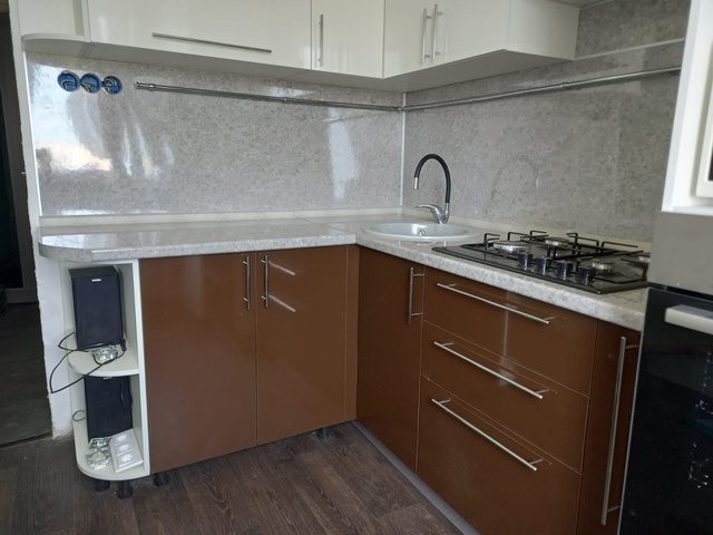 угловая кухня из лдсп с доставкой и установкой