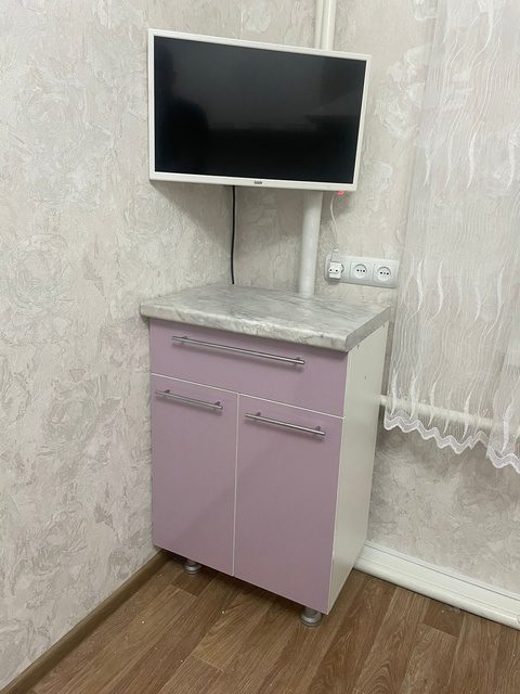 сиреневый модуль кухни на заказ